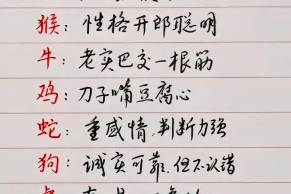 匕鬯不惊对应的生肖性格特征解析