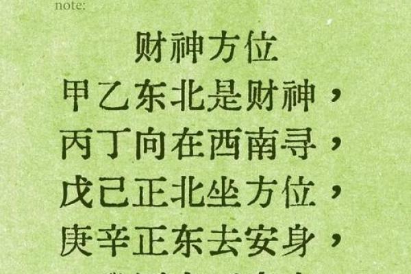 今天财神是哪个方向 2024年每日财神方位表
