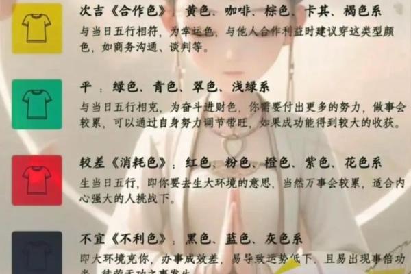 五行穿衣每日指南2024年1月4日 2024年1月4日五行穿衣旺运颜色