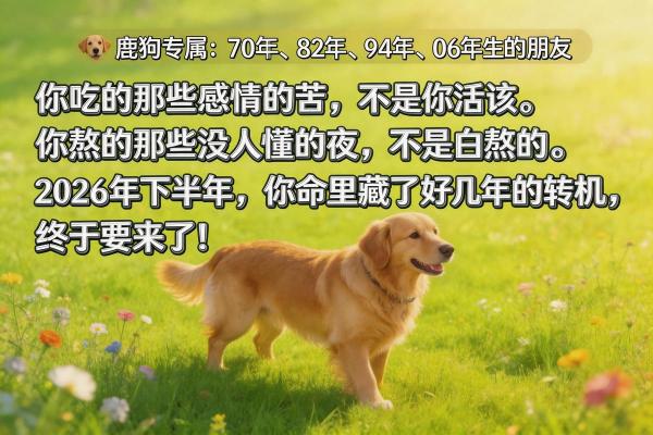 2026年属狗女性全年运势详解，事业财运健康感情全面解析