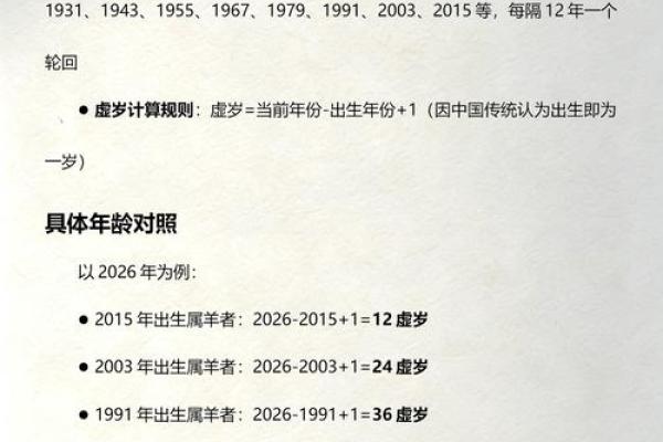 我妈妈是属羊的想知道2026年她具体多少岁了,应该怎么帮她准确计算年龄? 我妈妈是属羊的想知道2026年她具体多少岁了,应该怎么帮她准确计算年龄?