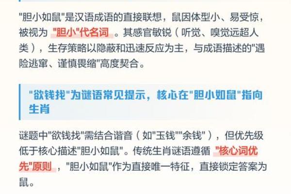 胆小如鼠指是哪个生肖 胆小如鼠打一生肖答案