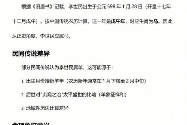 李世民是什么生肖 李世民生肖属相查询
