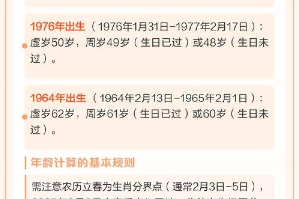 请问1988年属龙的人现在虚岁和周岁分别怎么计算？
